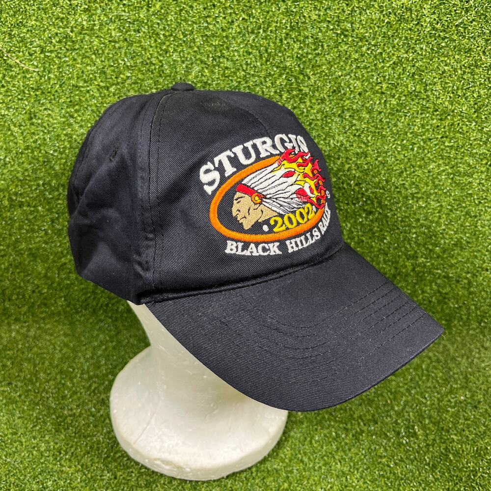 Vintage 2002 Sturgis Black Hills Rally Adjustable Hat